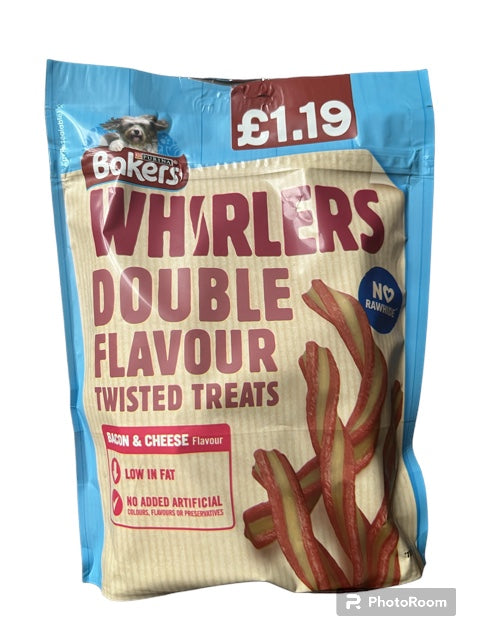 Bakers Whirlers Double flavour Twisted Treats
