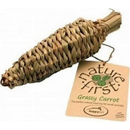 Nature First Grassy Carrot treat toy for small animals