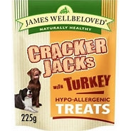 James Wellbeloved cracker jacks with Turkey, Hypo-allergenic dog treats